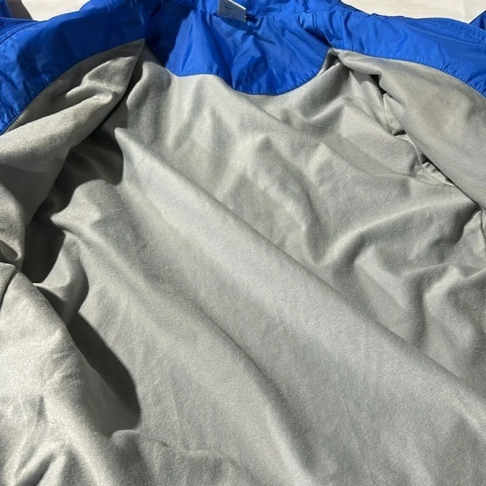 Vintage 90s Nike Blue Rain Jacket Windbreaker Zip Up RN56323 CA05553 Youth 14/16